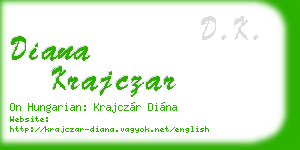 diana krajczar business card